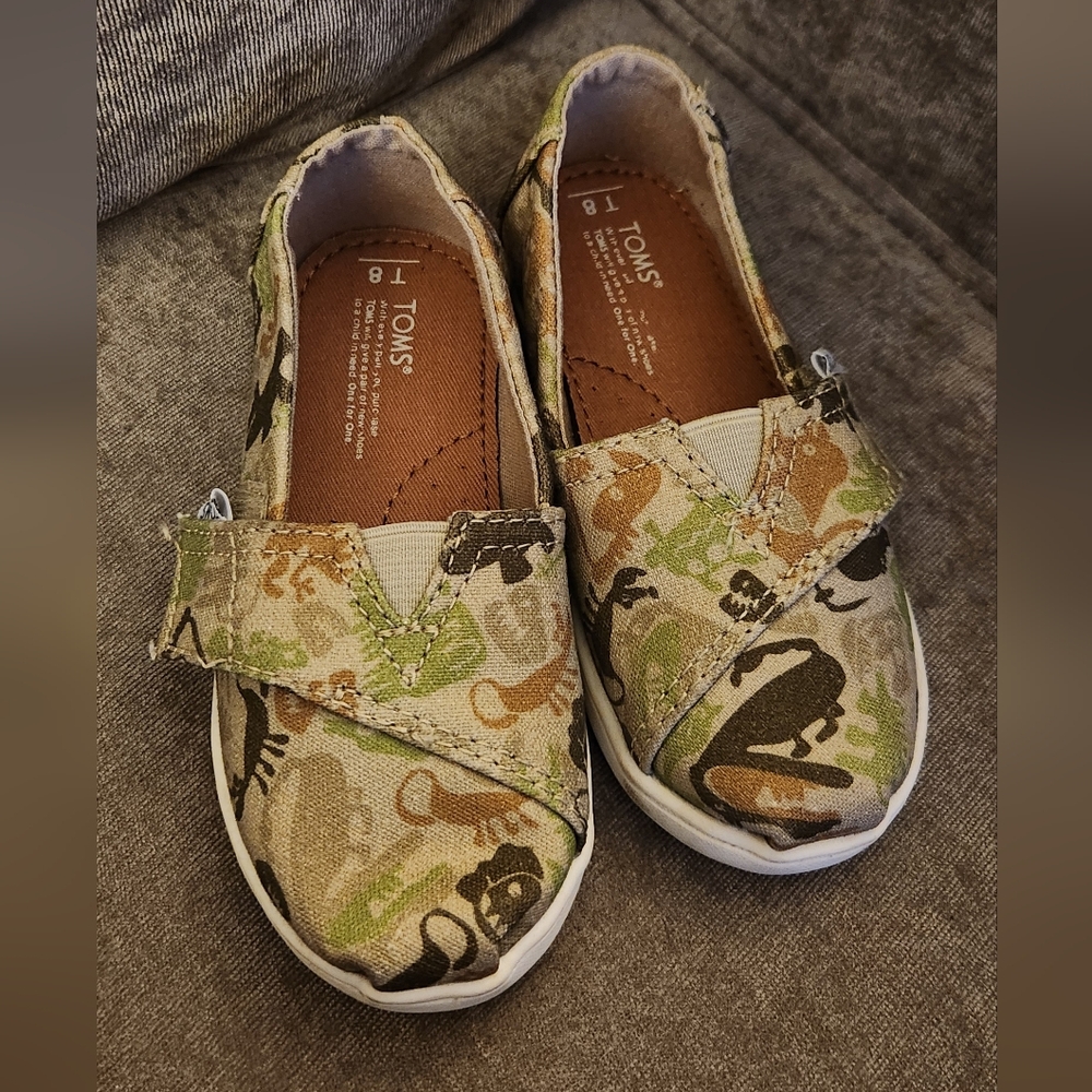 TOMS Kids' Dino Slip-On Shoes